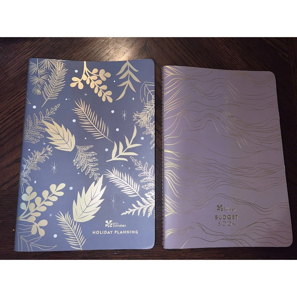 Erin Condren Folio Planning  New, Never Used Burget Book Holiday Planning